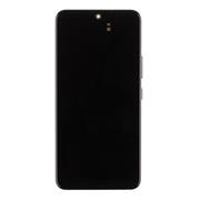 LCD displej + Dotyk + Přední kryt Samsung S901B Galaxy S22 Phantom Black (Service Pack) 