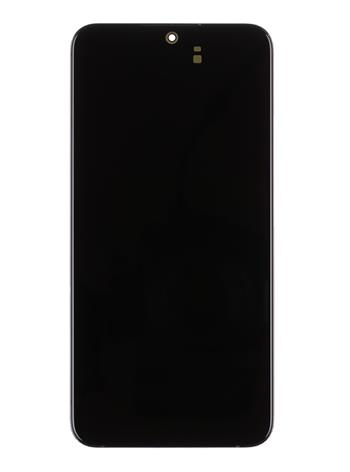 LCD displej + Dotyk + Přední kryt Samsung S906B Galaxy S22+ Phantom Black (Service Pack)