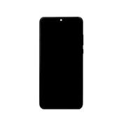 LCD displej + Dotyková Deska + Přední Kryt Huawei P30 Lite Black (pro 24MP foto) (Service Pack)
