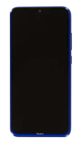 LCD displej + Dotyková Deska + Přední Kryt pro Xiaomi Redmi Note 8 Blue (Service Pack)