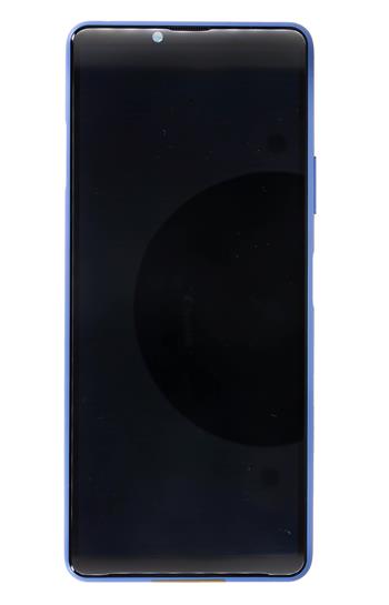 LCD displej + Dotyková Deska + Přední Kryt Sony BT52 Xperia 10 III Blue (Service Pack)