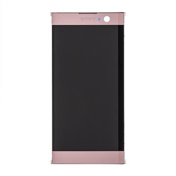 LCD displej + Dotyková Deska + Přední Kryt Sony H4113 Xperia XA2 Pink (Service Pack)