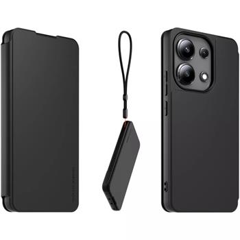 Made for Xiaomi Book Pouzdro s Poutkem pro Xiaomi Redmi Note 13 4G Black