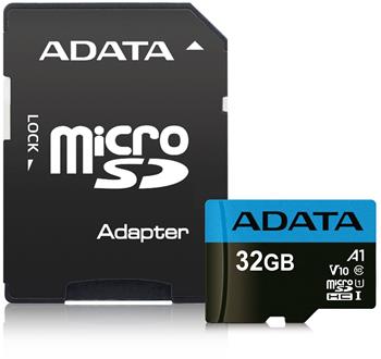 microSDHC 32GB ADATA Premier Class 10 vč. Adapteru