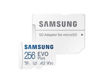 microSDXC 256GB EVO Plus Samsung Class 10 vč. Adapteru