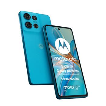 Motorola Moto G75 5G 8GB/256GB Aqua Blue (3r. pojišt. proti poškození + 1r. záruky navíc)