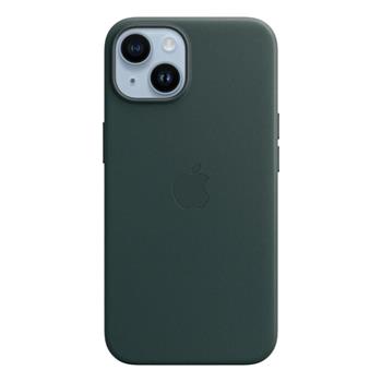 MPP53FE/A Apple Kožený Kryt vč. MagSafe pro iPhone 14 Forest Green