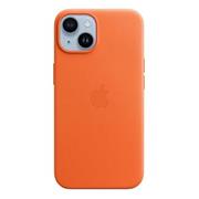 MPP83ZM/A Apple Kožený Kryt vč. MagSafe pro iPhone 14 Orange