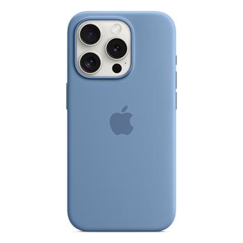 MT1L3FE/A Apple Silikonový Kryt vč. Magsafe pro iPhone 15 Pro Winter Blue