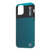 OBAL:ME Flossy Stripes Kryt pro Apple iPhone 12/12 Pro Black/Teal