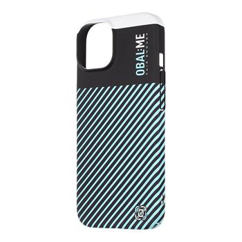 OBAL:ME Flossy Stripes Kryt pro Apple iPhone 14 Black/Sky Blue