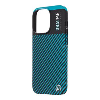 OBAL:ME Flossy Stripes Kryt pro Apple iPhone 15 Pro Black/Teal