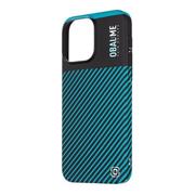 OBAL:ME Flossy Stripes Kryt pro Apple iPhone 15 Pro Max Black/Teal