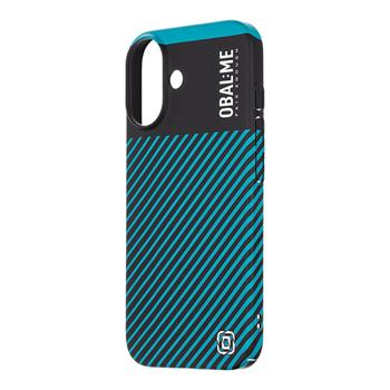 OBAL:ME Flossy Stripes Kryt pro Apple iPhone 16 Black/Teal