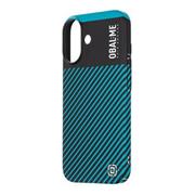 OBAL:ME Flossy Stripes Kryt pro Apple iPhone 16 Black/Teal