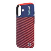 OBAL:ME Flossy Stripes Kryt pro Apple iPhone 16 Blue/Red