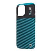 OBAL:ME Flossy Stripes Kryt pro Apple iPhone 16 Pro Max Black/Teal