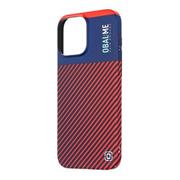 OBAL:ME Flossy Stripes Kryt pro Apple iPhone 16 Pro Max Blue/Red