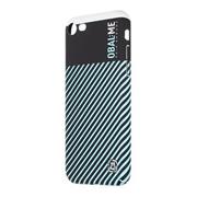 OBAL:ME Flossy Stripes Kryt pro Apple iPhone 7/8/SE2020/SE2022 Black/Sky Blue