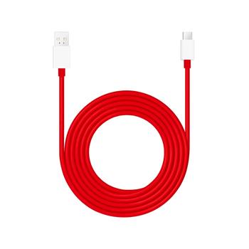 OnePlus SUPERVOOC Charge USB-A/USB-C Datový Kabel 10A 1,5m Red