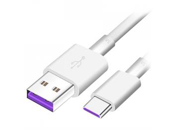 Huawei AP71 Quick Charger USB-C Datový Kabel 5A 1m White (Bulk)