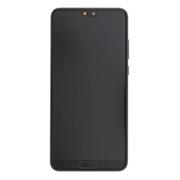 LCD displej + Dotyková Deska + Přední Kryt Huawei P20 Black