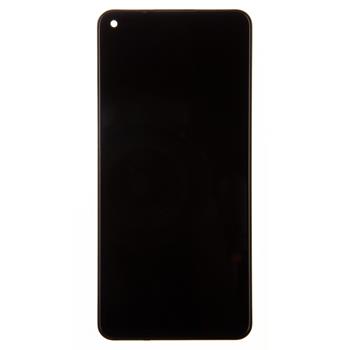 LCD displej + Dotyková Deska + Přední Kryt pro Xiaomi Redmi Note 9 Midnight Grey (Service Pack)