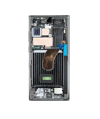 Samsung S918B Galaxy S23 Ultra Přední Rámeček Green (Service Pack)