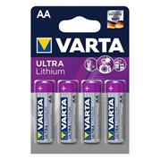 Varta Ultra Lithium AA Baterie 4ks