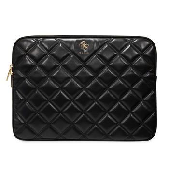 Guess PU Quilted 4G Metal Logo Obal na Notebook 13/14" Black