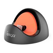 iPega SW2041 Mini Nabíjecí Dok pro Nintendo Switch Lite/Nintendo Switch/Nintendo Switch 2 Black/Red