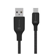 Tactical Stitch Thread Cable USB-A/USB-C 0.3m Black