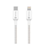 Tactical Stitch Thread Cable USB-C/Lightning 1m White