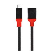 Tactical Pin4Fun Adapter USB-C/Lightning 0,1m Black/Red