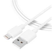 Tactical Smooth Thread Cable USB-A/Lightning 1m White