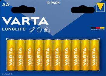 Varta Longlife AA Baterie 10ks