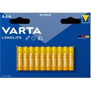 Varta Longlife AAA Baterie 10ks