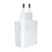 Xiaomi MDY-12-EH USB-A 67W Cestovní Nabíječka White (Bulk)