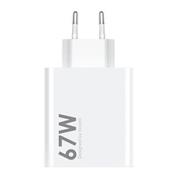 Xiaomi MDY-14-EW USB-A 67W Cestovní Nabíječka White (Bulk)