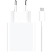 Xiaomi MDY-16-EF USB-A 33W Cestovní Nabíječka + USB-C 3A Datový Kabel White 